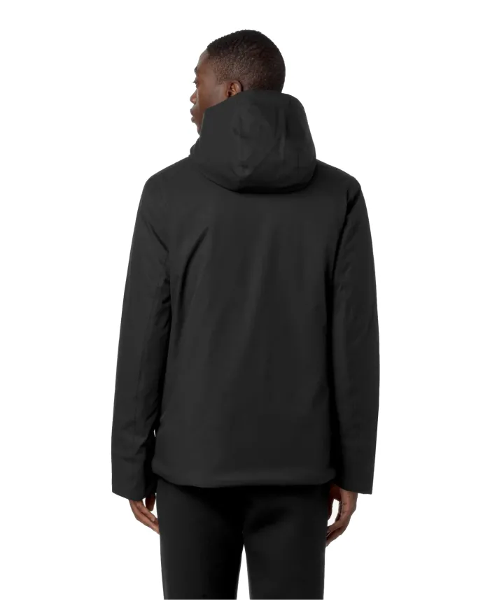 K-WAY Giubbino Uomo K8133DW JACKO AI 25/26 regular basic waterproof in tinta unita AL8 Black P-Blue A