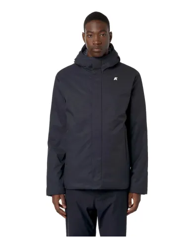 K-WAY Giubbino Uomo K8133DW JACKO AI 25/26 regular basic waterproof in tinta unita AL9 Blue D-Blue A