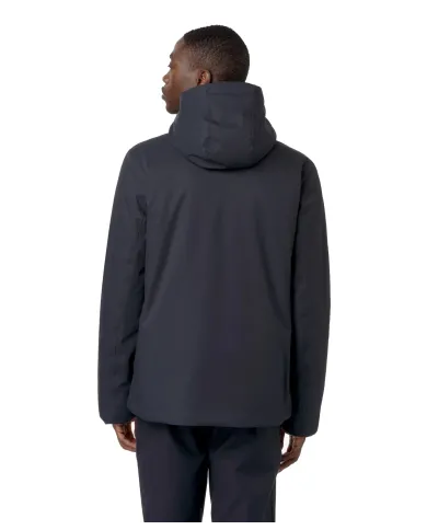 K-WAY Giubbino Uomo K8133DW JACKO AI 25/26 regular basic waterproof in tinta unita AL9 Blue D-Blue A