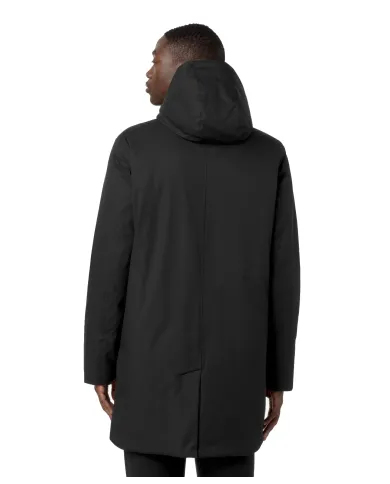 K-WAY Giaccone Uomo K8133FW JARNO AI 25/26 regular lungo waterproof AL8 Black P-Blue A