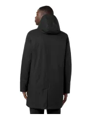 K-WAY Giaccone Uomo K8133FW JARNO AI 25/26 regular lungo waterproof AL8 Black P-Blue A