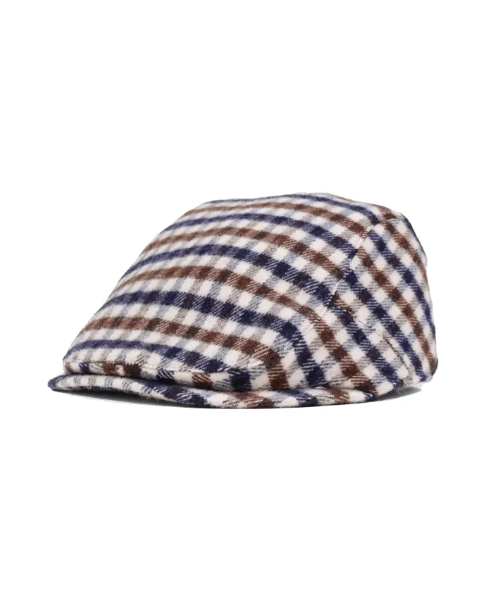 AQUASCUTUM Coppola Uomo AA_A004_CP001 AI 25/26 lana classico con motico check 28 CLUB CHECK
