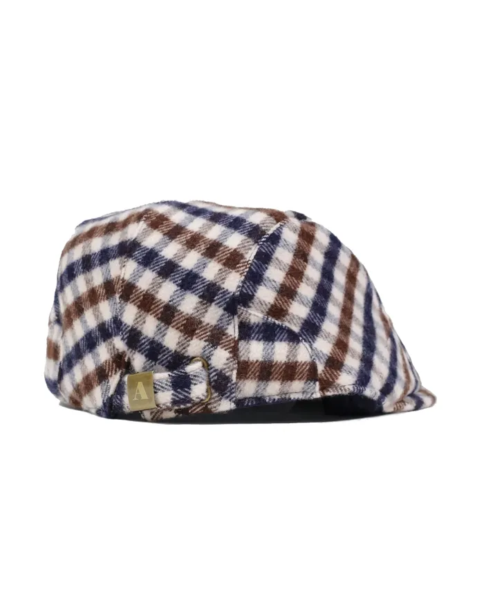 AQUASCUTUM Coppola Uomo AA_A004_CP001 AI 25/26 lana classico con motico check 28 CLUB CHECK