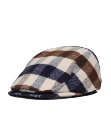 AQUASCUTUM Coppola Uomo AA_A004_CP001 AI 25/26 lana classico con motico check 30 macro check
