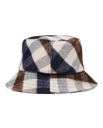 AQUASCUTUM Cappello Uomo AA_A004_CP002 AI 25/26 lana con motivo check 30 macro check