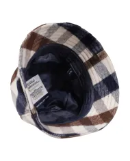 AQUASCUTUM Cappello Uomo AA_A004_CP002 AI 25/26 lana con motivo check 30 macro check