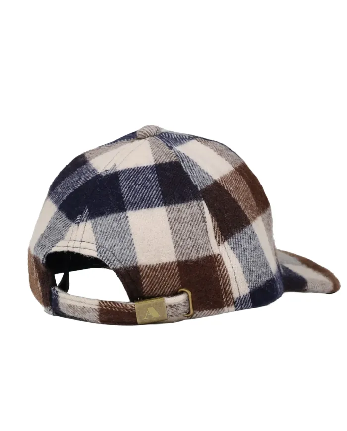 AQUASCUTUM Cappello Uomo AA_A004_CP003 AI 25/26 lana stile baseball con motivo check 30 macro check