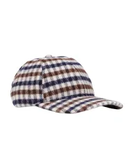 AQUASCUTUM Cappello Uomo AA_A004_CP003 AI 25/26 lana stile baseball con motivo check 28 CLUB CHECK