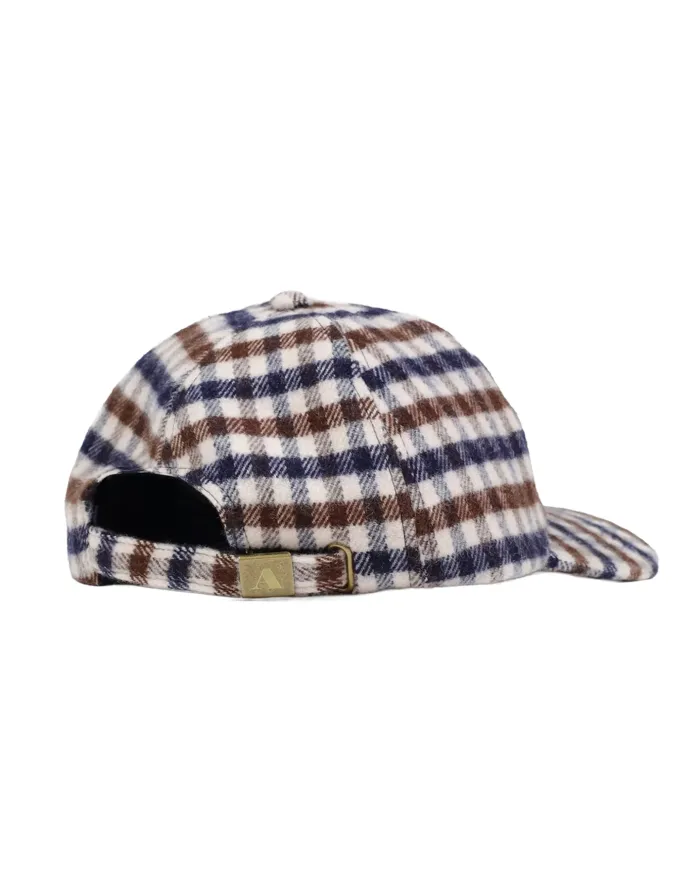AQUASCUTUM Cappello Uomo AA_A004_CP003 AI 25/26 lana stile baseball con motivo check 28 CLUB CHECK