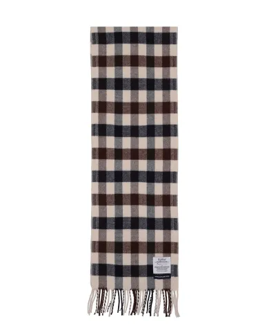 AQUASCUTUM Sciarpa Uomo AA_A004_SF001 AI 25/26 lana con motivo check 01 macro club check