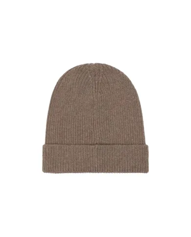 AQUASCUTUM Berretto Uomo AW_ICON_CP007 AI 25/26 beanie in lana con patch 38 KAKI