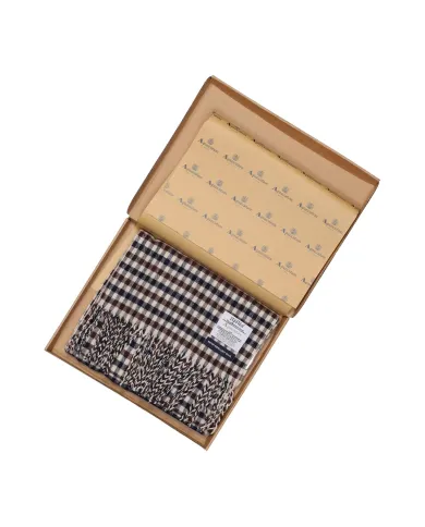 AQUASCUTUM Sciarpa Uomo AA_ICON_SF001 AI 25/26 in lana motivo check 28 CLUB CHECK