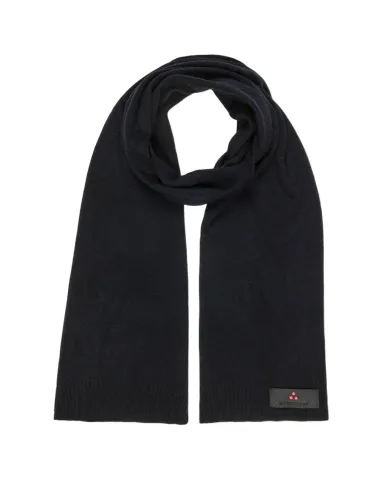 PEUTEREY Sciarpa Donna PED408999011947 ADASIC A-EP lana con bordatura a costine 215 BLU GRAFITE