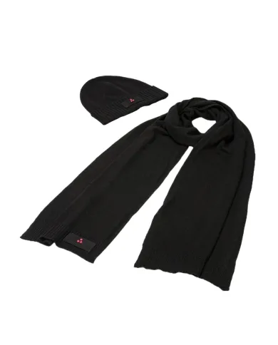 PEUTEREY Kit Donna KPE000199012249 SILLI/ADASIC A-EP lana con confezione logata stile gift 01 NERO