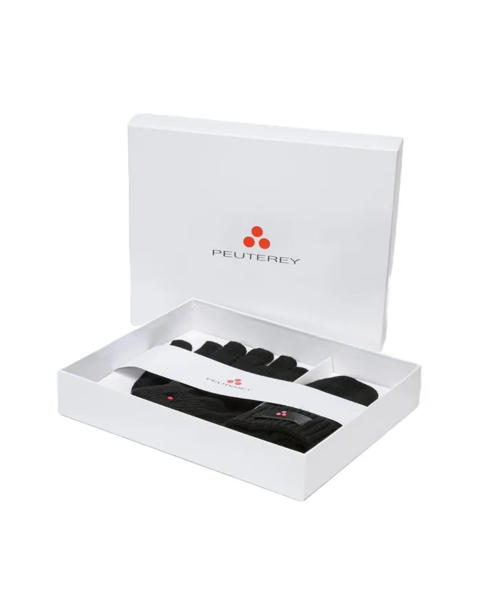 PEUTEREY Kit Donna KPE00129901249 SILLI/REVES A-EP lana con confezione logata stile gift 01 NERO