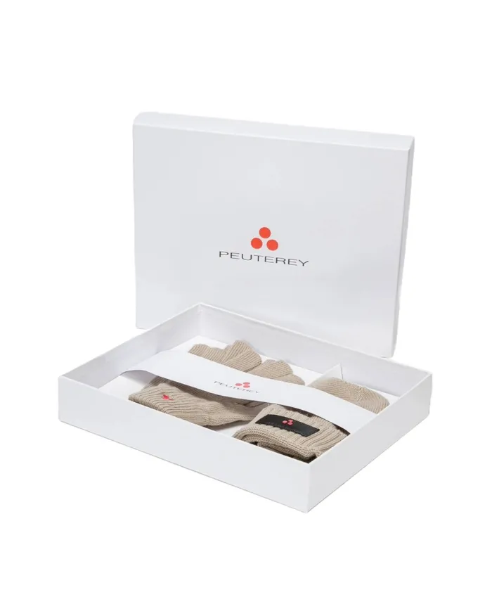 PEUTEREY Kit Donna KPE00129901249 SILLI/REVES A-EP lana con confezione logata stile gift 852 SESAMO