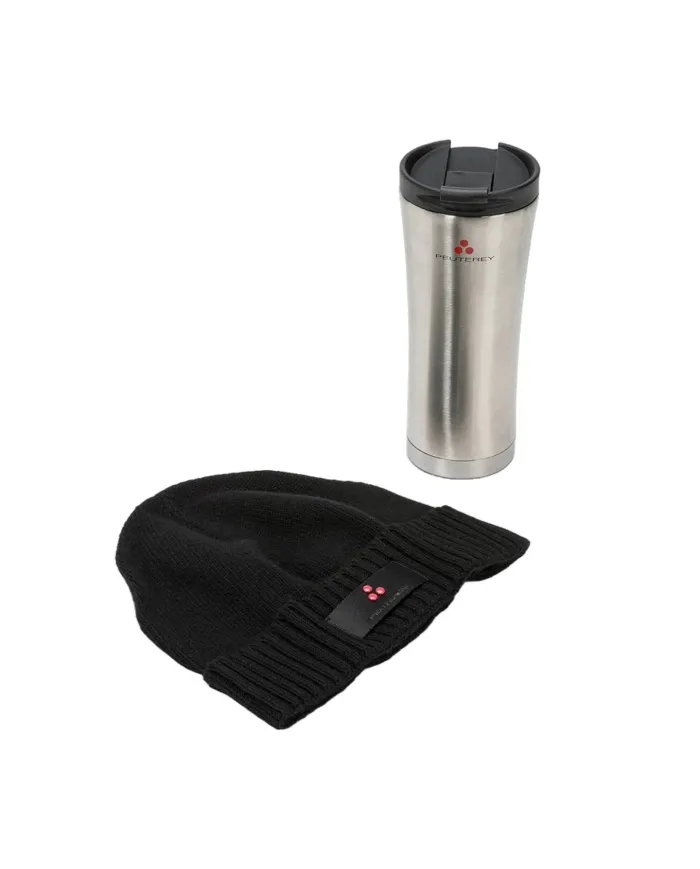 PEUTEREY Kit Uomo KPE001399012249 SILLI/KODIAK A-EP lana con tazza termica 01 NERO
