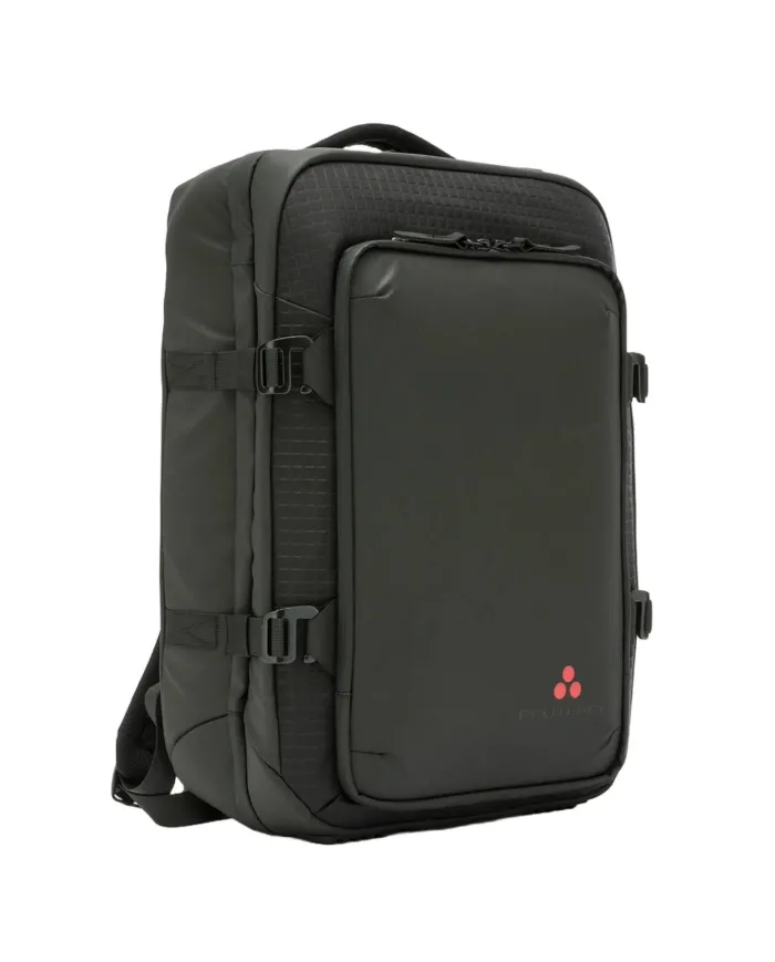 PEUTEREY Zaino Uomo PEX010099012175 CLAPIER AI 24/25 tecnico stile minimal con logo stampato 01 NERO