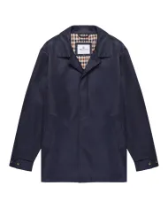 AQUASCUTUM Trench Uomo AA_B005_JK005 AI 25/26 waterproof con colletto check 11 NAVY