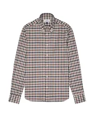 AQUASCUTUM Camicia Uomo AA_ICON_SH001 AI 25/26 cotone con fantasia check 28 CLUB CHECK