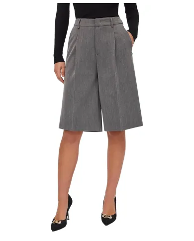 LIU JO Bermuda Donna MF5267TS224 AI 25/26 largo con pences 84006 grey chic