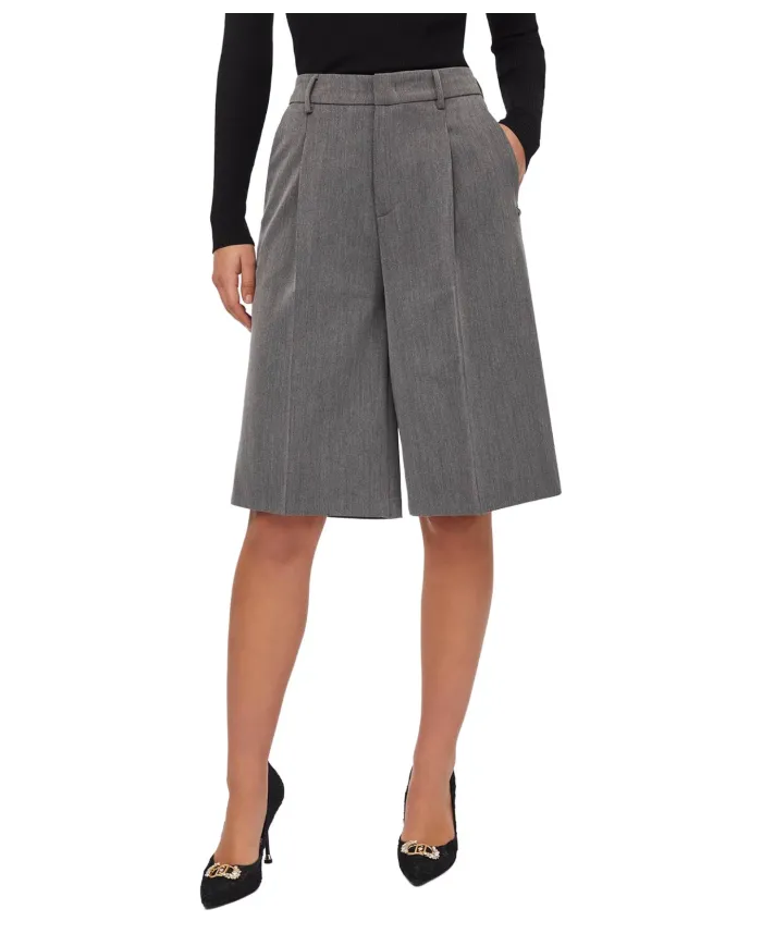 LIU JO Bermuda Donna MF5267TS224 AI 25/26 largo con pences 84006 grey chic