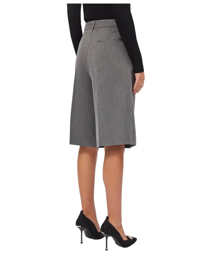 LIU JO Bermuda Donna MF5267TS224 AI 25/26 largo con pences 84006 grey chic