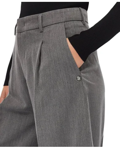 LIU JO Bermuda Donna MF5267TS224 AI 25/26 largo con pences 84006 grey chic