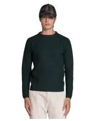 IMPURE Maglia Uomo GARY WN8 AI 25/26 girocollo in costina 102 forest green