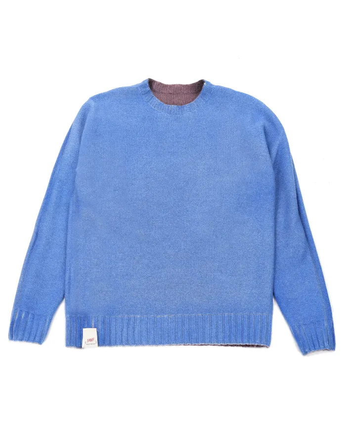 BOB Maglia Uomo BRADLEY AI 25/26 lana regular reversibile 04 MORO/ROYAL