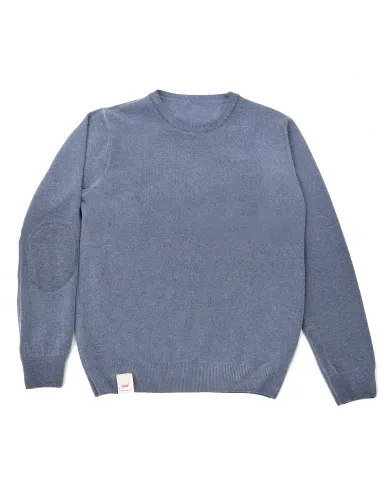 BOB Maglia Uomo BRISTOL AI 25/26 lana con stampa reversibile 01 BLU