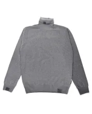 BOB Maglia Uomo COLLAGE AI 25/26 lana comfort con lupetto 10 PIOMBO