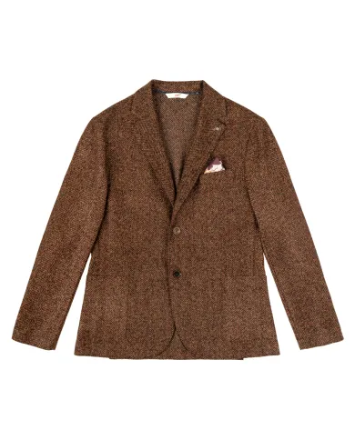 BOB Giacca Uomo DYLAN 177 AI 25/26 lana stile blazer 01 var 1 bruciato