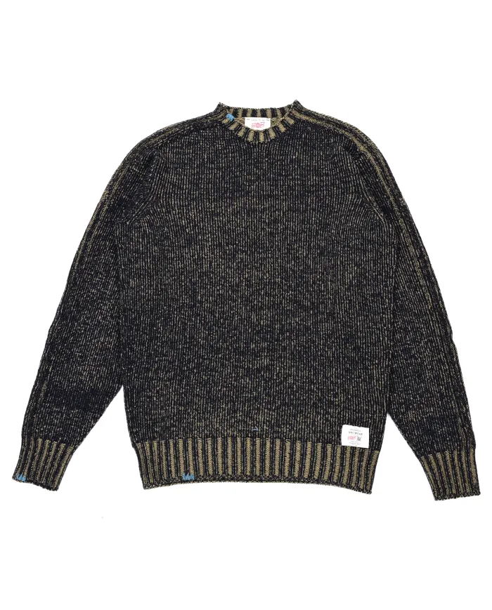 BOB Maglia Uomo FIN AI 25/26 lana regular lavorato a maglia 08 BLU/MUSCHIO