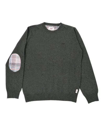 BOB Maglia Uomo FOSTER AI 25/26 lana dotata di toppa con fantasia 012 MILITARE