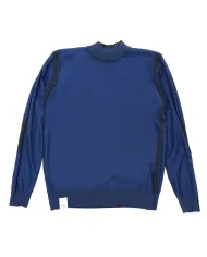 BOB Maglia Uomo LUBE AI 25/26 lana regular reversibile con lupetto 08 MILIT/CHINA