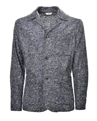 BOB Giacca Uomo NOLAN 168 AI 25/26 lana stile blazer con motivo rigato 01 VAR. 1 grigio