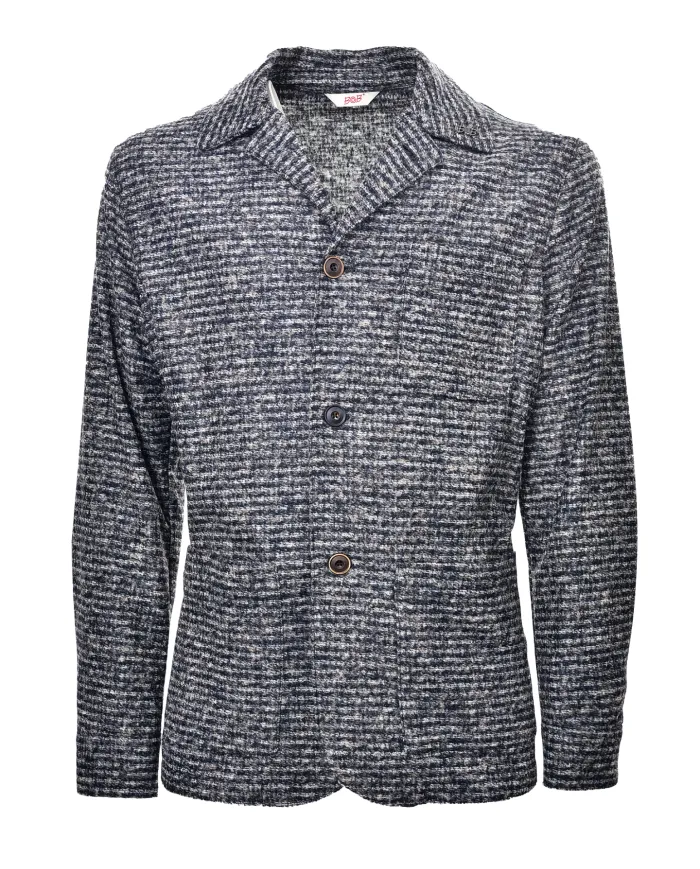 BOB Giacca Uomo NOLAN 168 AI 25/26 lana stile blazer con motivo rigato 01 VAR. 1 grigio