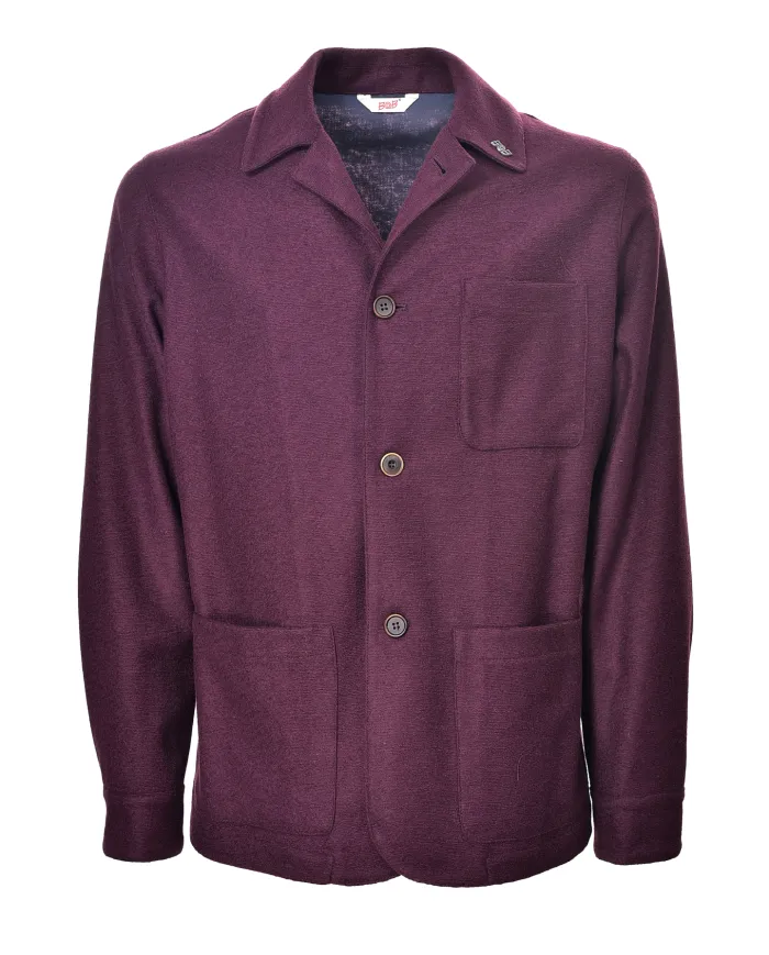 BOB Giacca Uomo NOLAN T155 AI 25/26 viscosa stile blazer in tinta unita 01 BORDEAUX