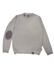 BOB Maglia Uomo SPIKE AI 25/26 lana con toppe a fantasia 012 MILITARE