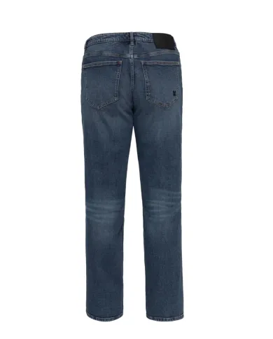 RICHMOND Jeans Uomo UMA25447JE MAGLIS AI 25/26 effetto vintage con rotture relaxed fit 09 BLUE MEDIUM