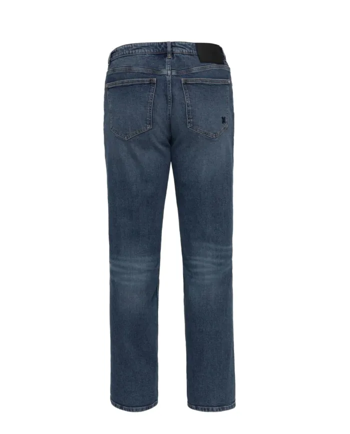 RICHMOND Jeans Uomo UMA25447JE MAGLIS AI 25/26 effetto vintage con rotture relaxed fit 09 BLUE MEDIUM