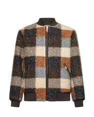 RICHMOND Bomber Uomo UXA25024GB MAHIR AI 25/26 fantasia check a quadri 08 FANT.CHECK