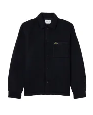 LACOSTE Overshirt Uomo CH8997 AI 25/26 in feltro con taschino HDE BLU NAVY