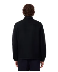 LACOSTE Overshirt Uomo CH8997 AI 25/26 in feltro con taschino HDE BLU NAVY