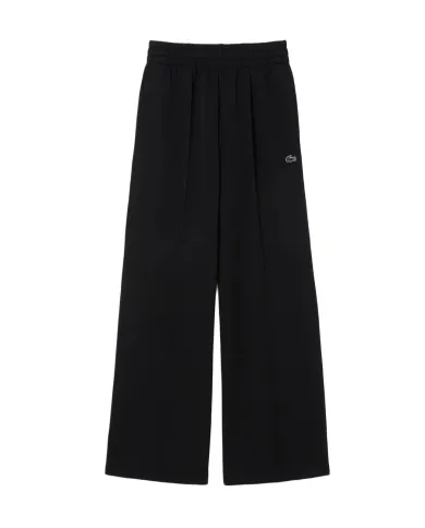 LACOSTE Pantalone Donna XF7374 AI 25/26 tuta a gamba larga con logo 031 NERO