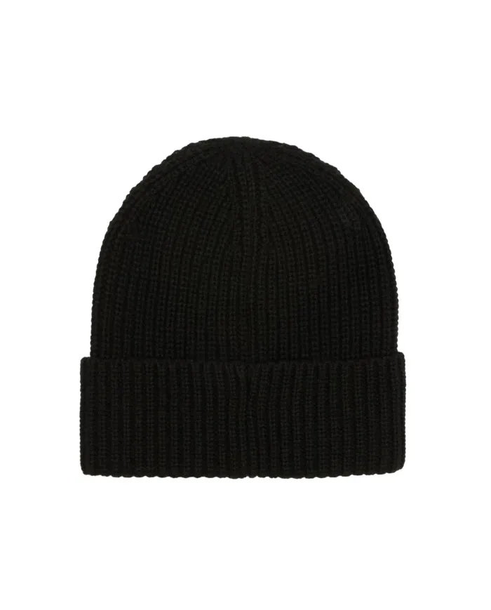 LIU JO Berretto Donna 2F5017M0300 AI 25/26 in maglia con strass 22222 NERO