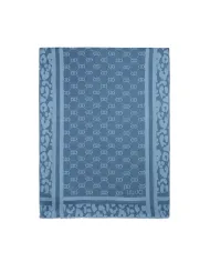 LIU JO Sciarpa Donna 2F5040T0300 AI 25/26 logo monogram con dettagli lurex 94033 alice blue