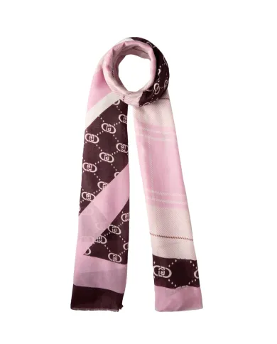LIU JO Sciarpa Donna 2F5072T0300 AI 25/26 logo check 43204 fragrant