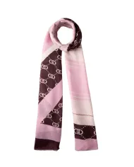 LIU JO Sciarpa Donna 2F5072T0300 AI 25/26 logo check 43204 fragrant